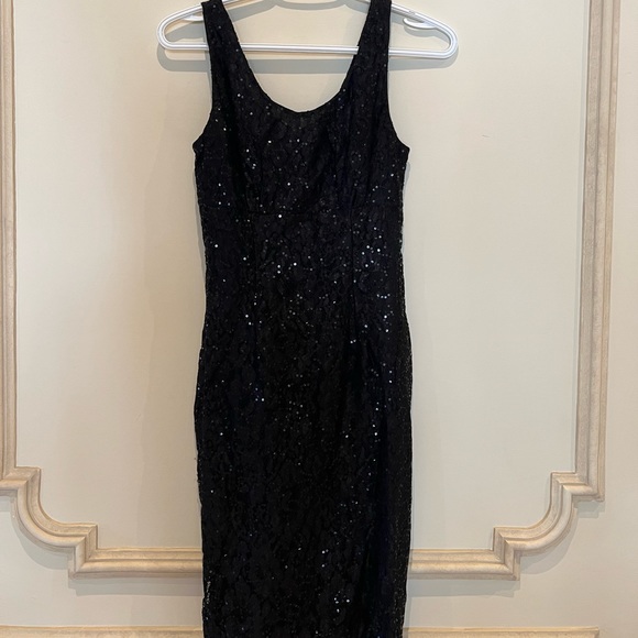 All-Black Sparkly Dress - Picture 1 of 4